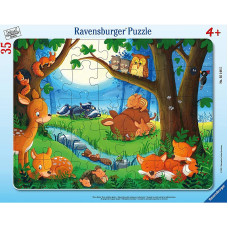 Ravensburger Frame puzzle Sleepytime animals 35pcs,  R05146