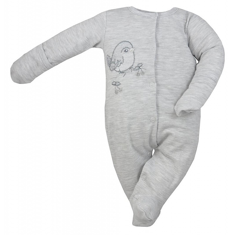 KOALA SIKORKA romper with long sleeves 74 size 08-306 grey