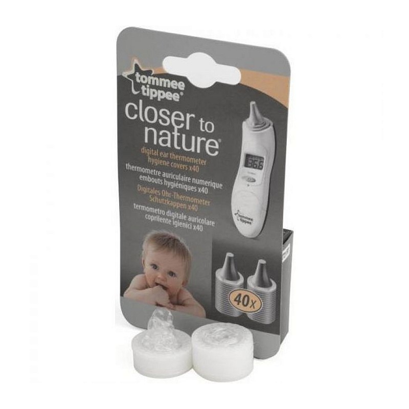 Tommee Tippee Interchangeable disposable caps for ear thermometer (40 pieces)