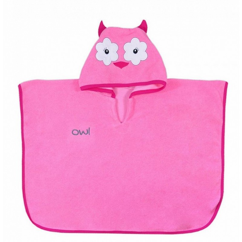 KOALA CUDAKI towel poncho with hood 116/128 size OWL 05-882