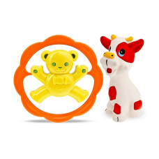 AM rattle toy with bath Goat 017a