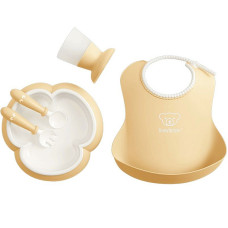 BABYBJORN Baby Dinner set cookware set 4m +, 070066 Powder Yellow