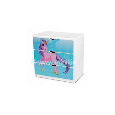 NOBIKO dresser unicorn, blue