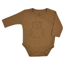 KOALA BABY MIŠ Body with long sleaves 09-390 56 size, brown