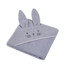 DUET BABY hooded towel 100x100cm ANIMALS II, 328 BUNNY