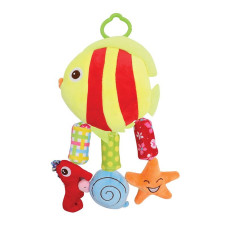 LORELLI Hanging toy with squeaker CAMPANULA - FISH, 1019123 0001