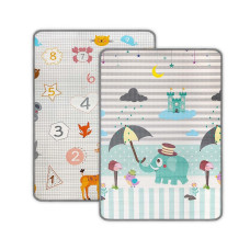 Milly Mally Foam folded playmat Digits and Elephant 4684