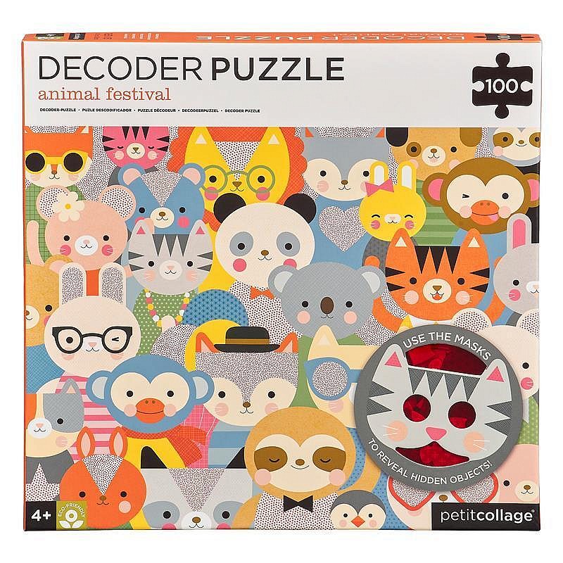Animal Festival 100-Piece Decoder Puzzle