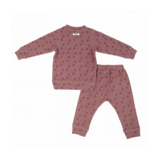 LODGER NOMBAD RIB baby pajama 86 size, ROSEWOOD SP 099