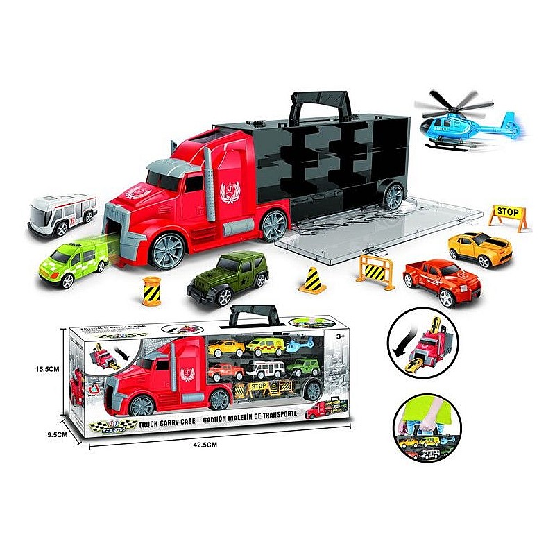 GERARDOS TOYS City truck with 6 machines 46525