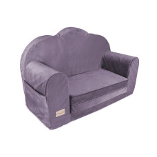 KLUPS CLOUD Velvet baby armchair V112 PURPLE