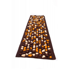 IGORA Rug with pebbles DECO Lamor 140х40cm, AD-1270 beige-orange-brown