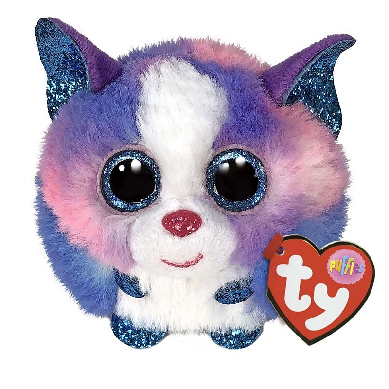 TY PUFFIES toy CLEO - multicolor husky puf 8cm, TY42521