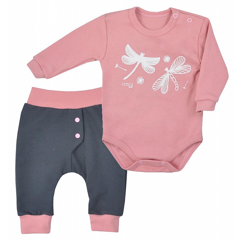 KOALA WAZKA pants with body 80 size 08-341 dark pink