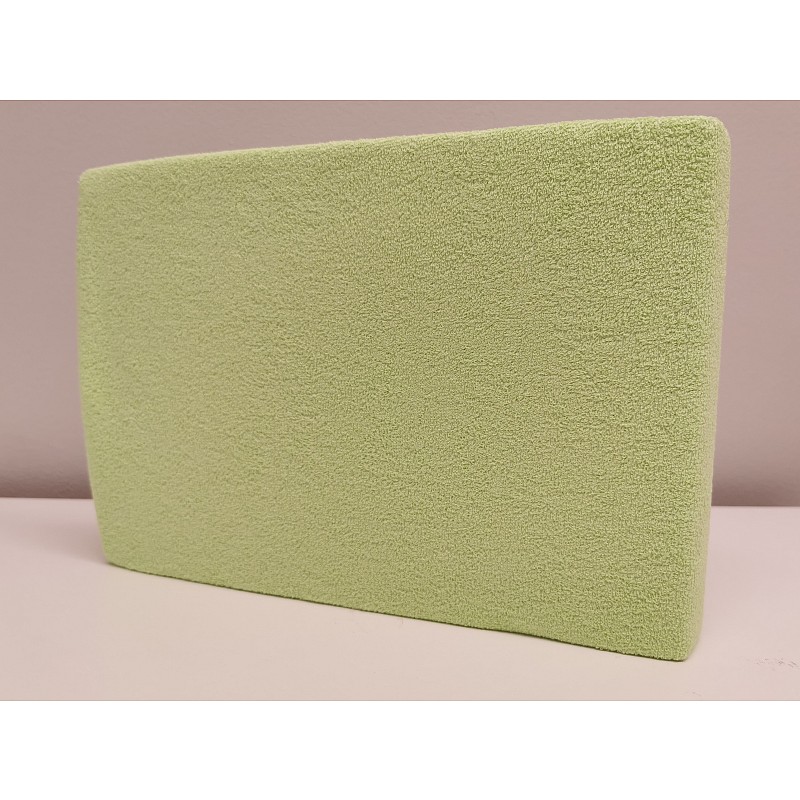 ATK terry sheet with waterproof membrane 140x70 cm, col.08 - green PROMOTION