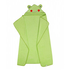 DUET BABY Hooded Towel ANIMALS 100x120cm, 326 (743262) FROG green