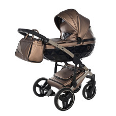 JUNAMA FLUO V3 Universal stroller 3in1, 03 BROWN