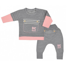 KOALA BEE BRAVE Set of jacket, pants 74 size, 08-354 grey/pink