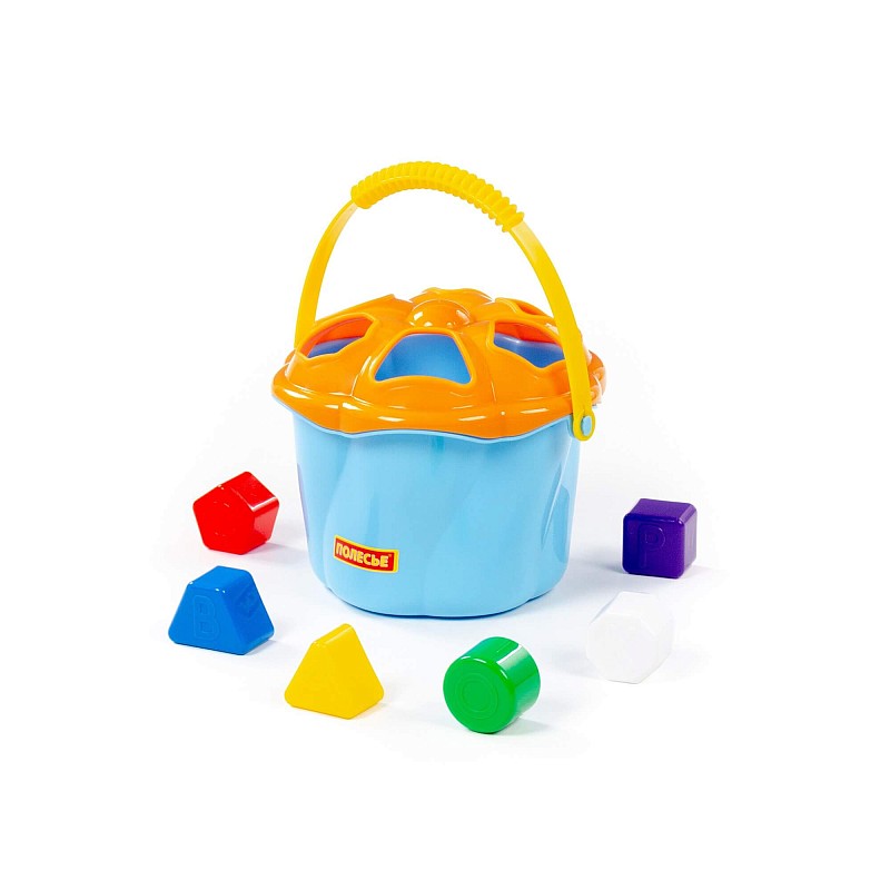 POLESIE Educational toy Bucket-surprise blue P 93486