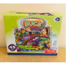 ERJUTOYS Puzzle 3+, 45pcs., JU9259 Bugs World