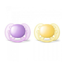 PHILIPS AVENT ULTRA SOFT Silicone dummy orthodontic shape, 6-18M, 2 pcs., SCF211 / 22