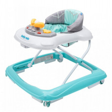 BABY MIX Walker with silicone wheels J-888E mint/graphite 6m+