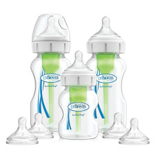 DR.BROWNS OPTIONS+ wide-neck baby bottle starter kit 2x270ml + 150ml WB03606