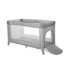 LORELLI TORINO I LAYER Travel bed 1 level GREY