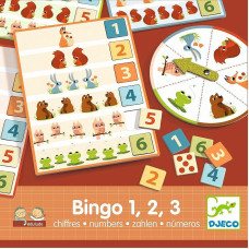 DJECO Eduludo - Bingo - 1, 2, 3 numbers DJ08258