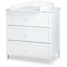 KLUPS OLIVER RADEK III chest of drawers, white