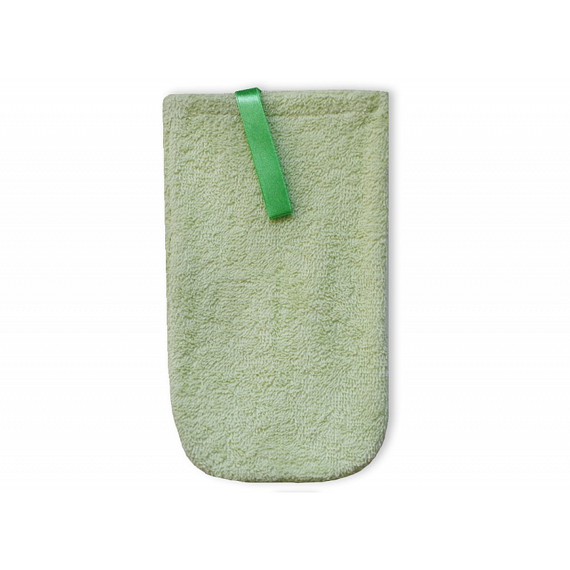 TEGA BABY Terry sponge-glove for washing, KR-027-105 Green