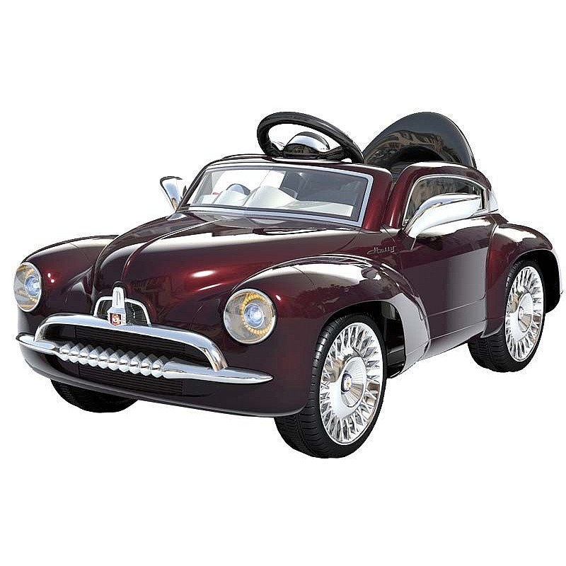 ELGROM electric radio control Vintage, 01518 2x 6V / 4.5Ah burgundy