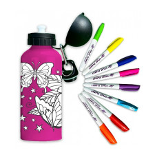 SPLAT PLANET water bottle BUTTERFLY 600ml + markers SP46017