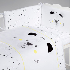 KLUPS 3-piece bedding set Happy bear 135h100sm K084C3