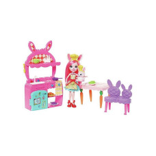 Enchantimals Kitchen Fun Doll with accessories Blyss Bunny & Oatsy, FRH44