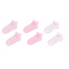 YO BABY SCORPIO socks 6-9m. SKC/BOW-SAT/GIRL