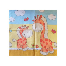 KIECZMERSKI GIRAFFE bed linen 4 parts 120h90sm - 180cm - Yellow