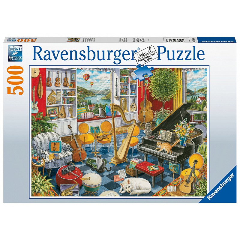 RAVENSBURGER puzle The Music Room, 500gab., 16836