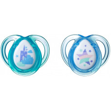 TOMMEE TIPPEE Closer to nature ANY TIME Silicone dummy orthodontic form 1 size 0-6m (2 pcs.)