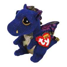 TY Beanie Boos Toy DRAGON SAFFIRE 15.5sm, TY36879