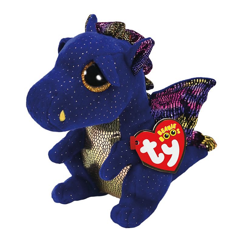 TY Beanie Boos Toy DRAGON SAFFIRE 15.5sm, TY36879