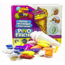 MOON LIGHT CLAY Creative set with Light modeling clay Pino Friend Icecream, 70039