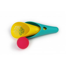 QUUT Beach toys Cuppi, agoon green + yellow stone with cherry red ball 170365