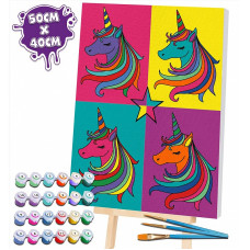 SPLAT PLANET Painting set by numbers 40x50cm POP UNICORN, SP45300