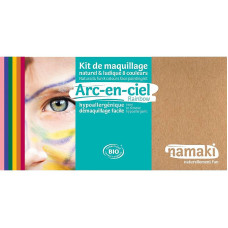 NAMAKI Rainbow 8-Color Face Painting Kit 110001