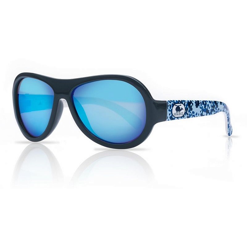 SHADEZ Designer Helicopter Camo Blue Junior Kids Sunglasses 3-7 years SHZ 42