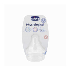 CHICCO physiological silicone teat for bottle 0M+ 1pil, 2pcs, 81625 SALE