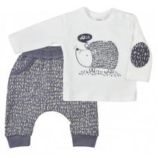 KOALA MORE HUGS pants with a blouse 74 size 08-095 ecru