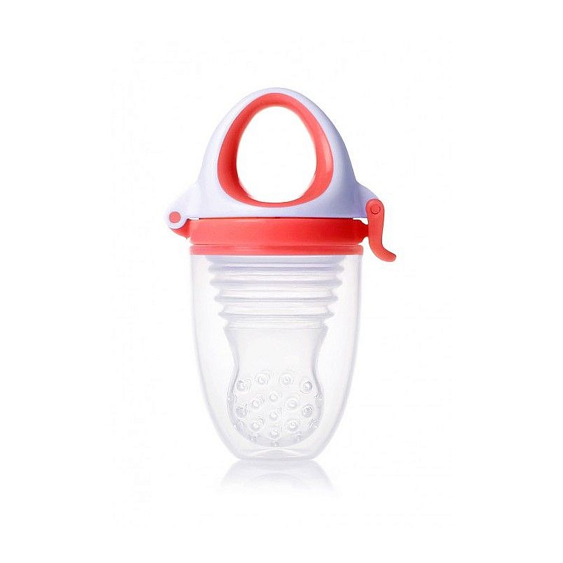 KIDSME Silicone feeder for feeding with fresh vegetables (nibbler) 6m+ 160361PA red