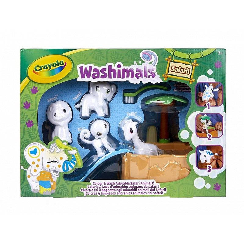 CRAYOLA WASHIMALS игровой комплект Сафари